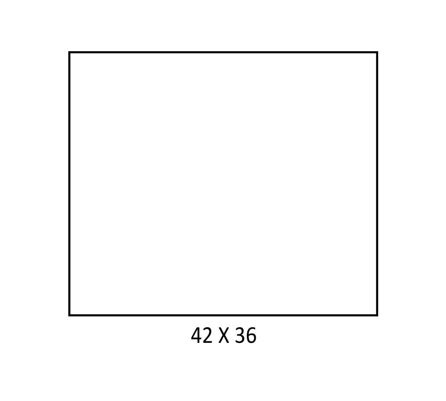 Mix and Match Singles Rectangles  ART61 (42in x 36in)